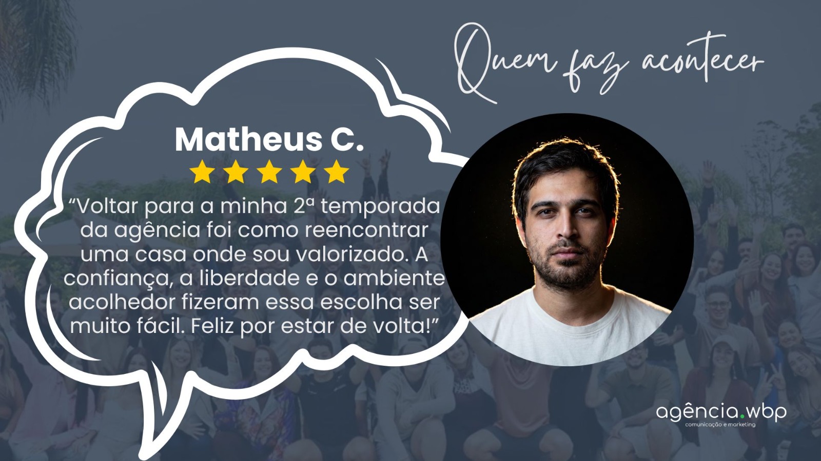 Depoimento de colaborador 1