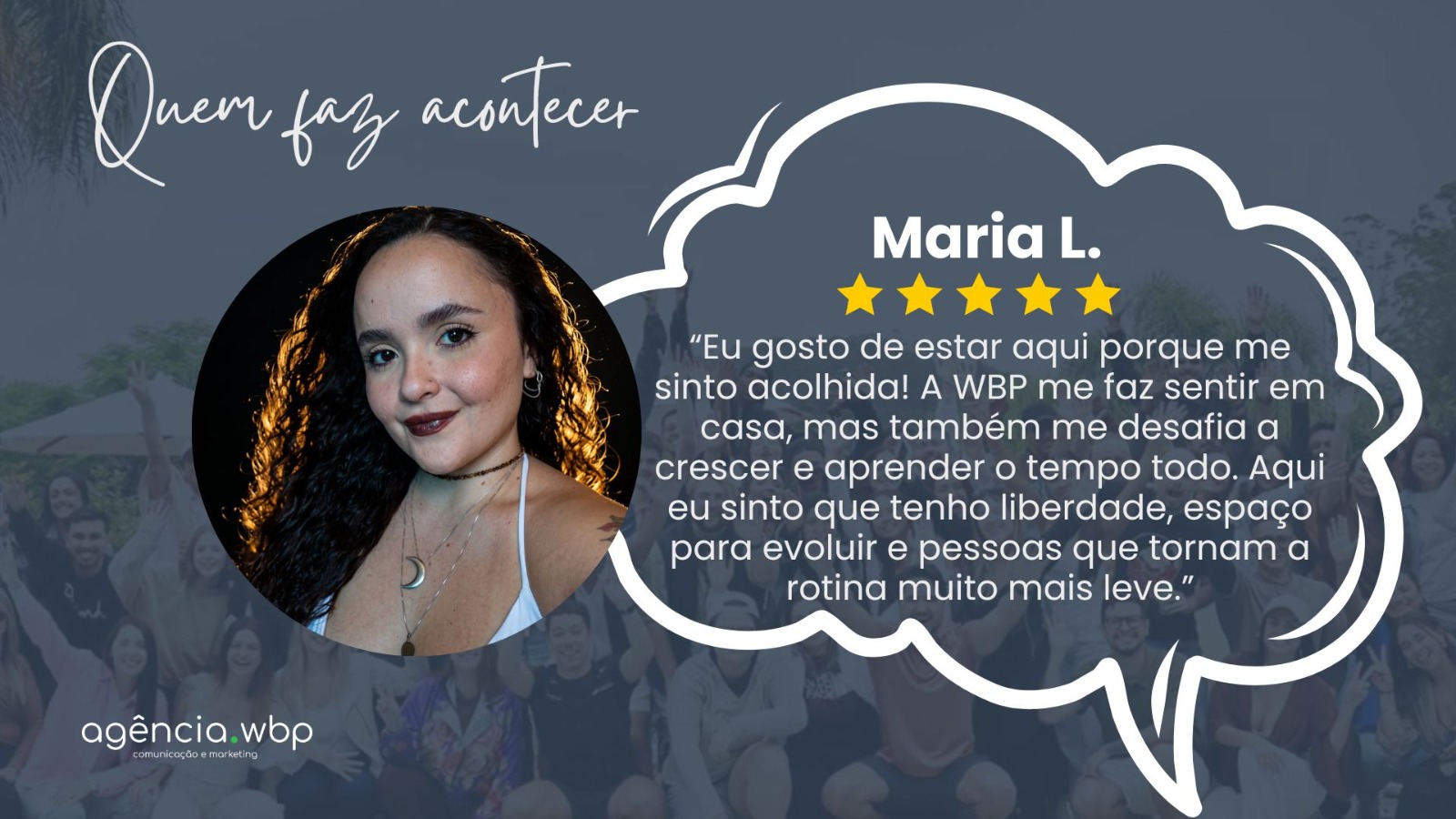 Depoimento de colaborador 5